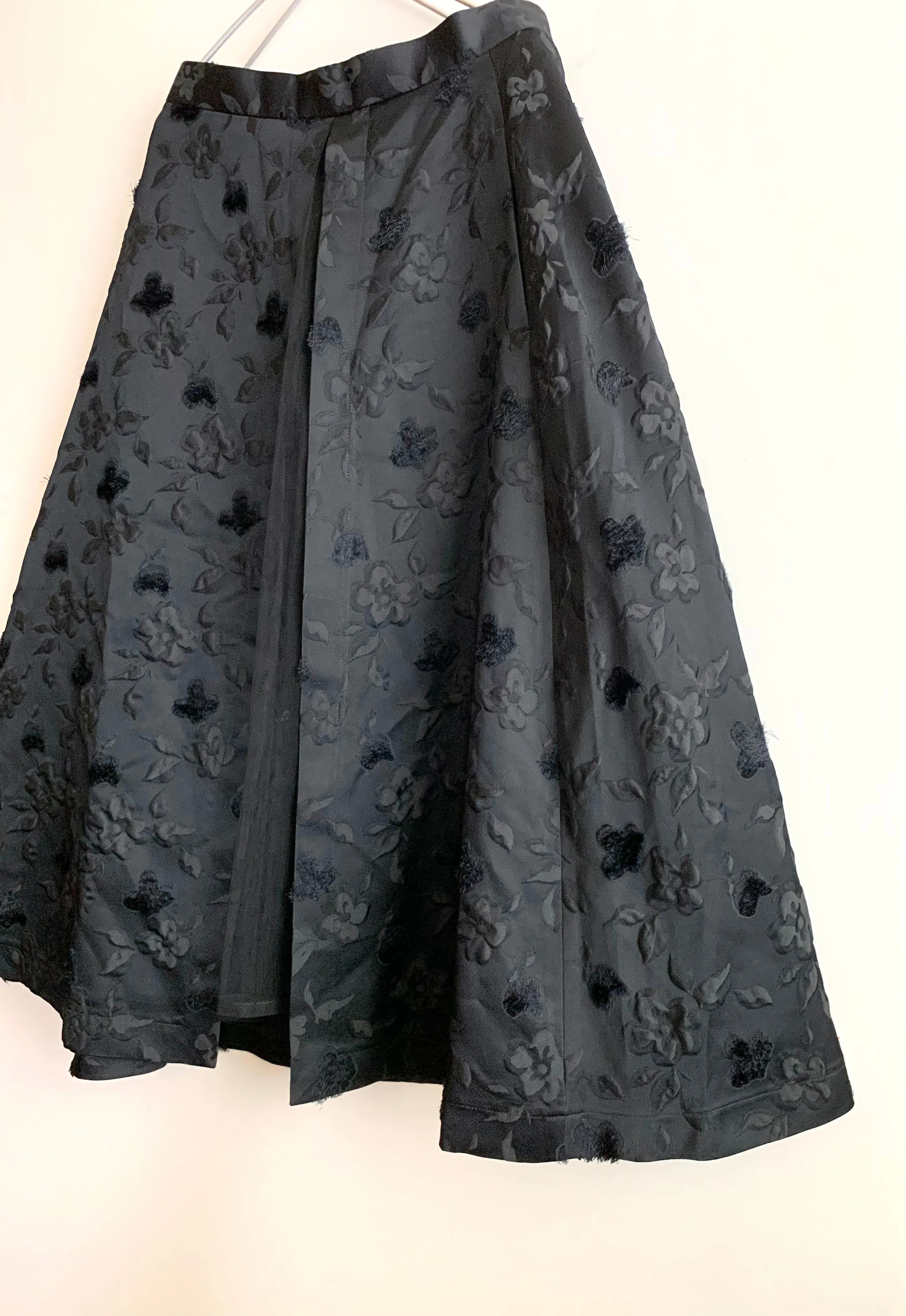 【 Noir Kei Ninomiya COMMEdesGARCONS 】layered Design Skirt