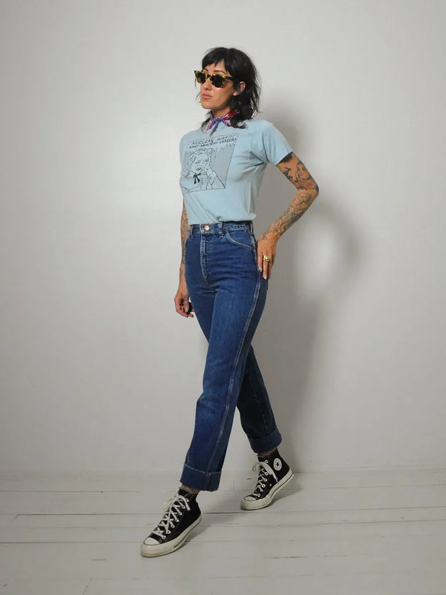 1970's Wrangler Straight Leg Jeans 26x30