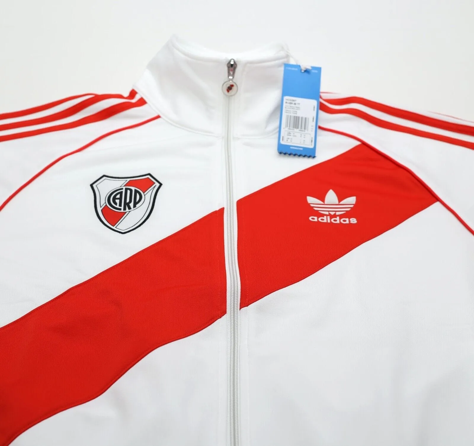 1985/86 RIVER PLATE Retro adidas Originals Football Track Top Jacket (M) BNWT