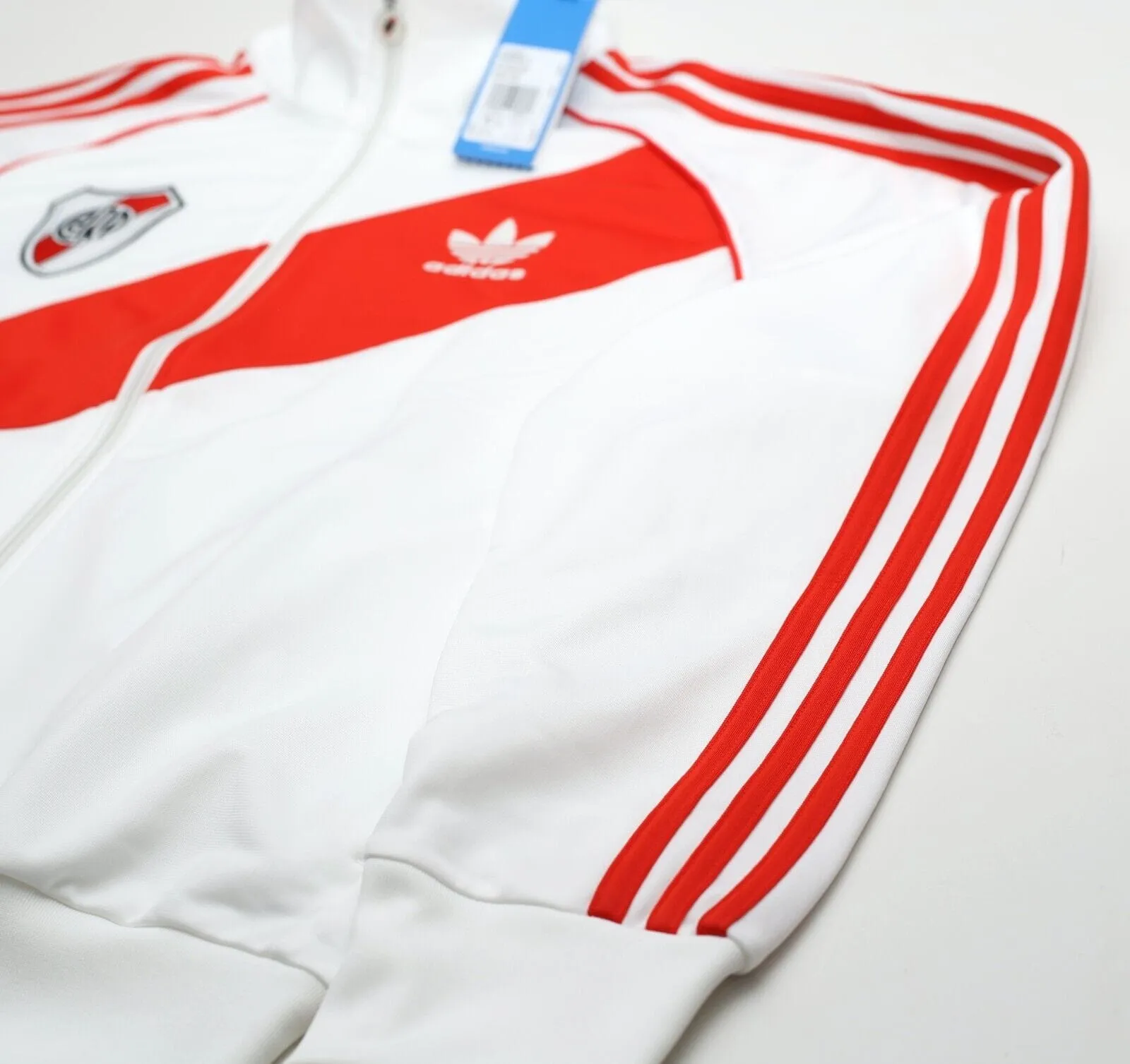 1985/86 RIVER PLATE Retro adidas Originals Football Track Top Jacket (M) BNWT