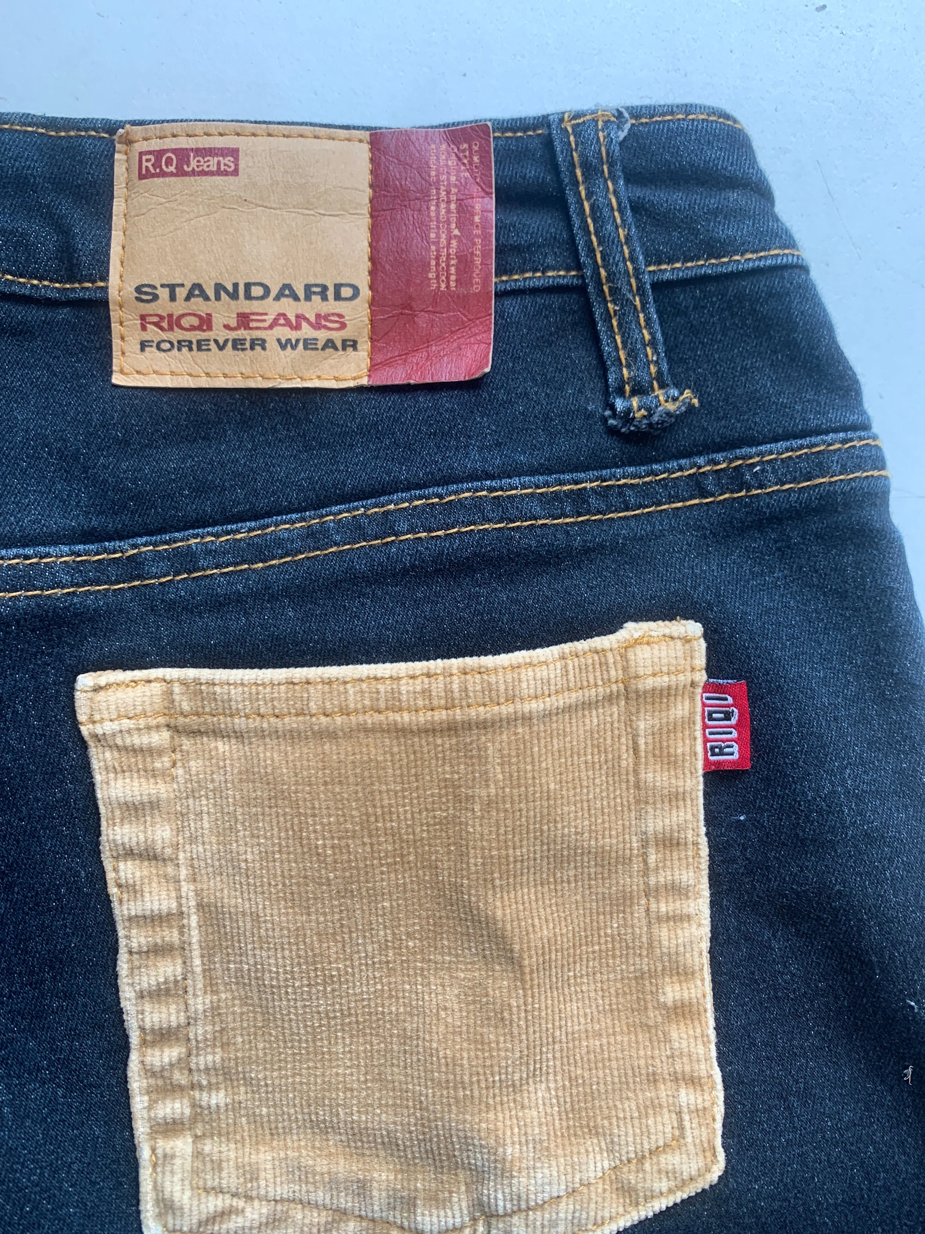 2000's Denim & corduroy flared jeans