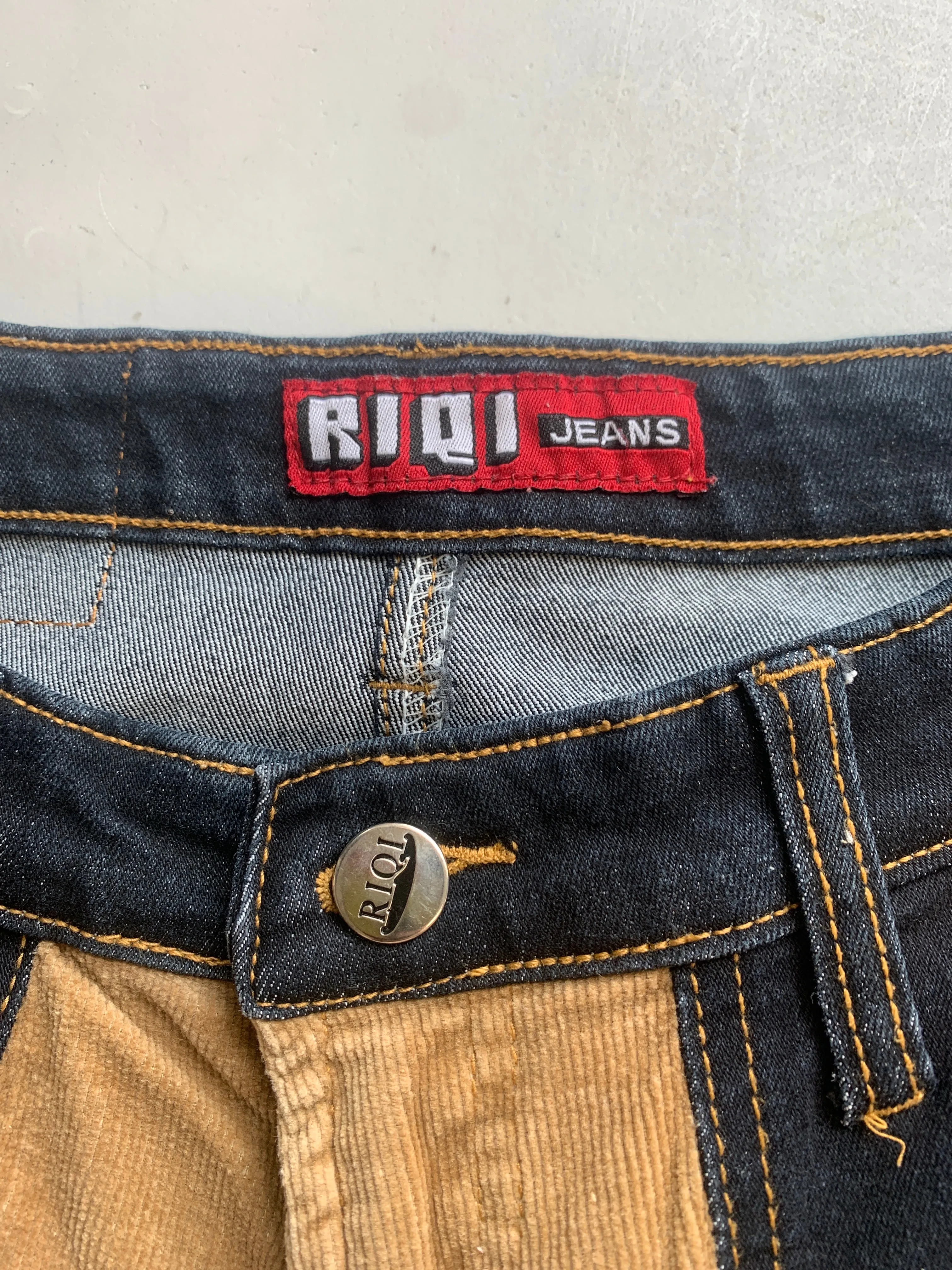 2000's Denim & corduroy flared jeans