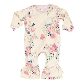 2pc Wild Flower Ruffle Romper & Headband