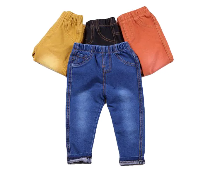 4 Colors Denim Pants And Cotton Trousers For Unisex Kids