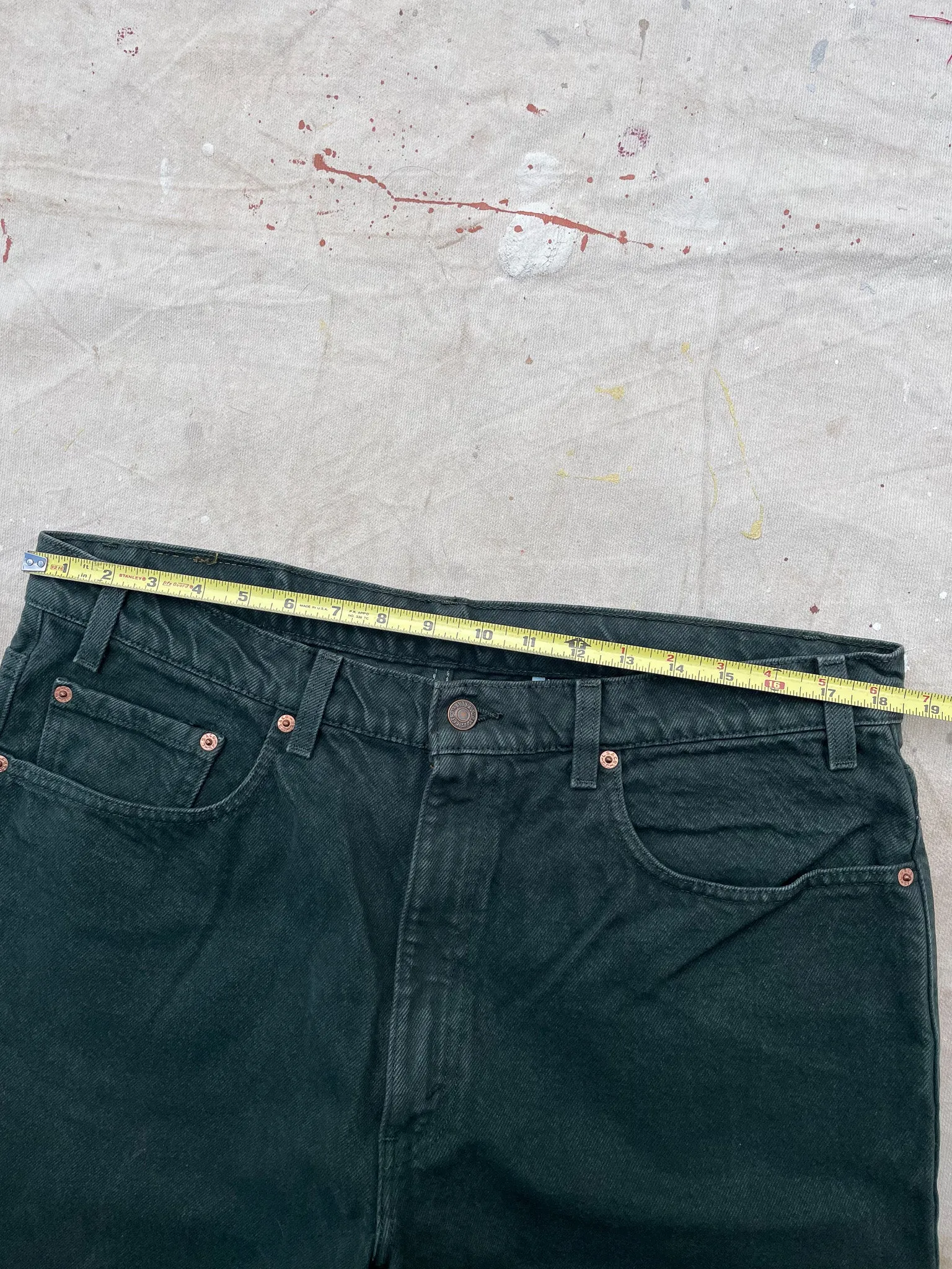 90's Levi's 550 Forest Green Jeans—[38x34]