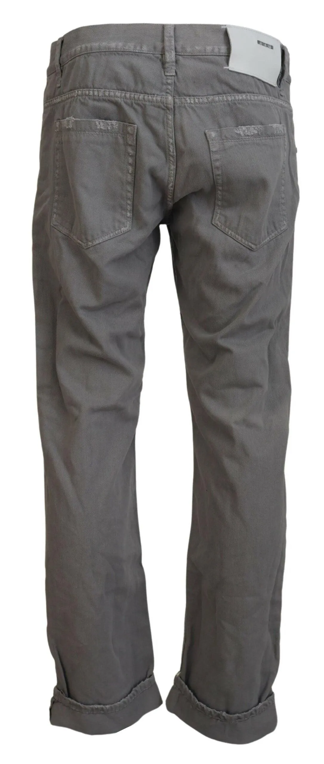 Acht Sleek Regular Denim Gray Jeans