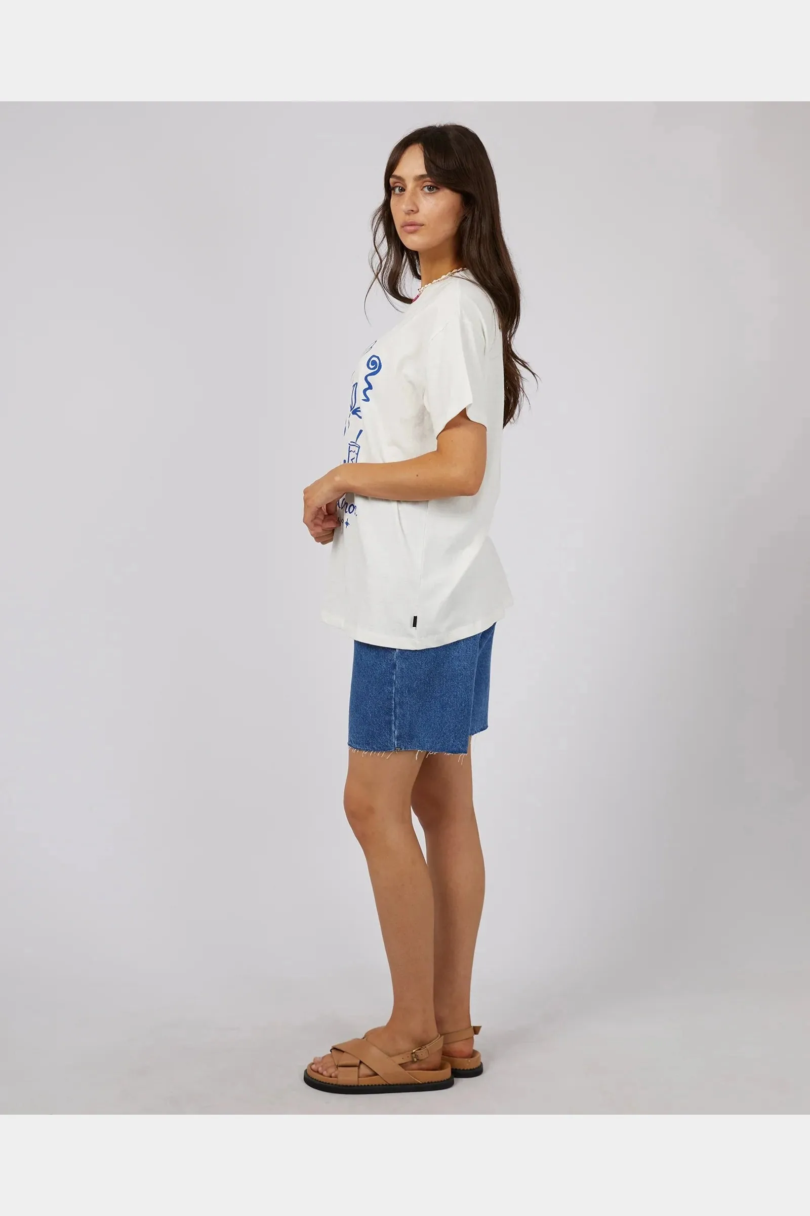 All About Eve Amore Standard Tee Vintage White