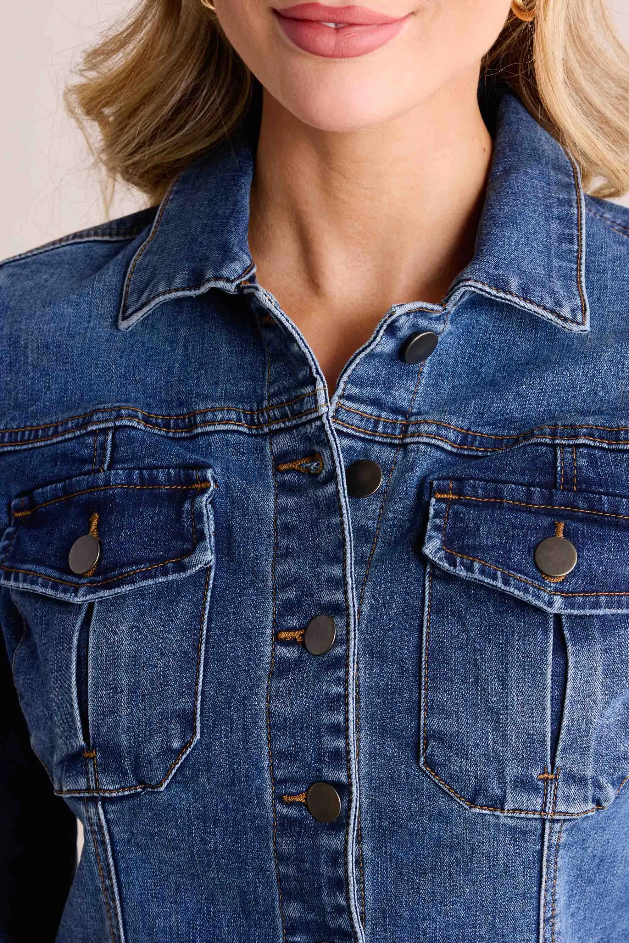 Amelia Denim Jacket by KUT from the Kloth