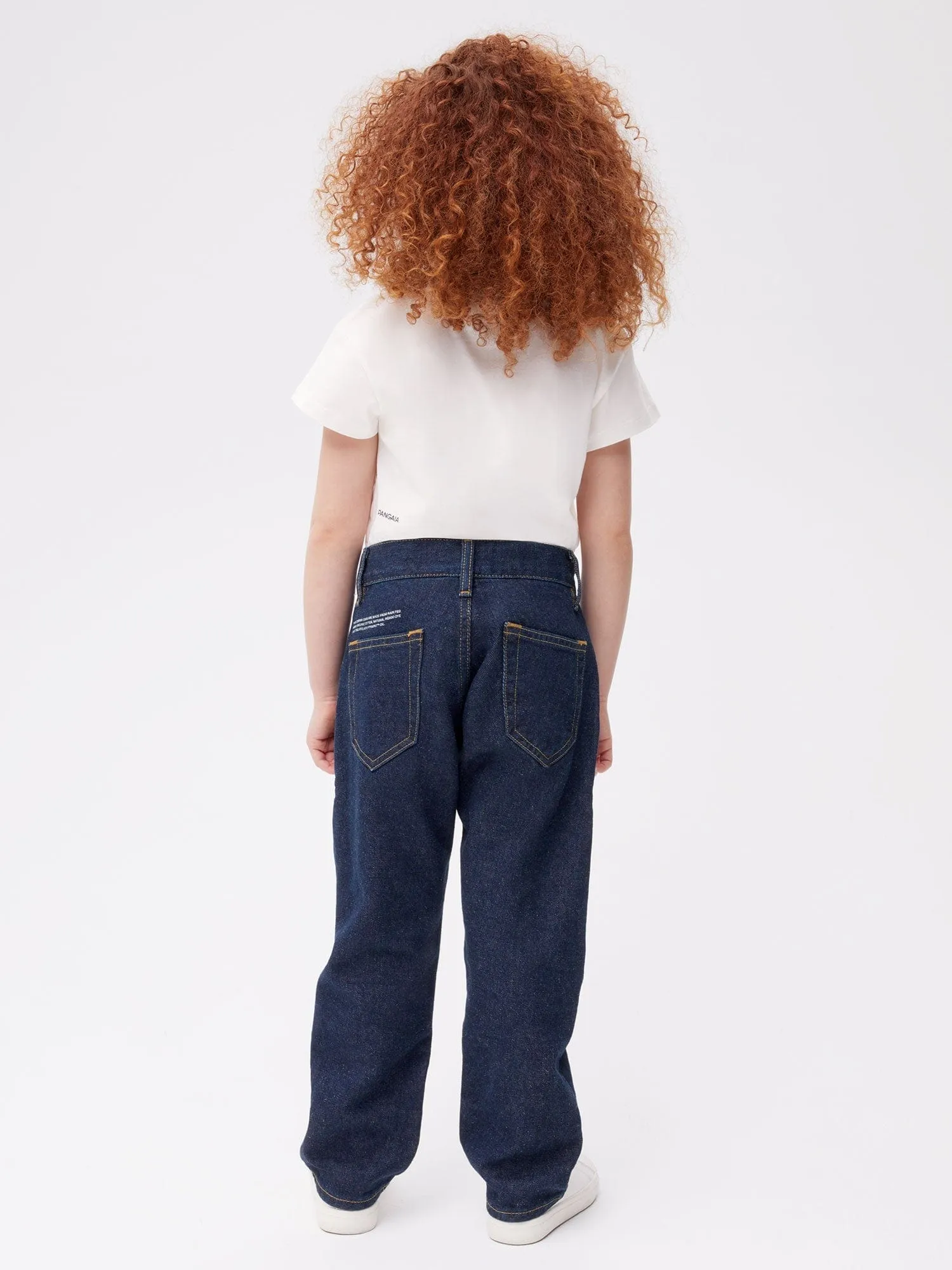 Archive Kid's Hemp Denim Elastic Waist Jeans—rinse wash