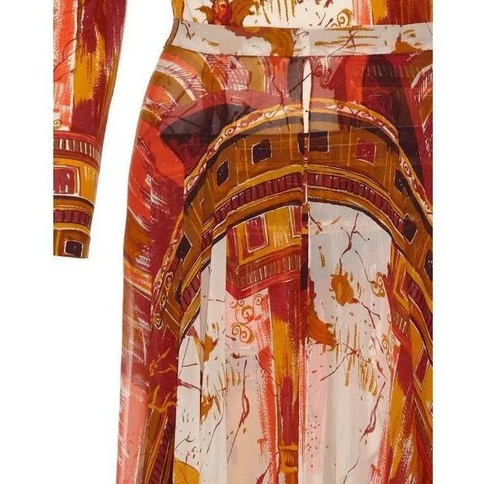 ARCHIVE - Orange Silk Jersey La Mandola Dress