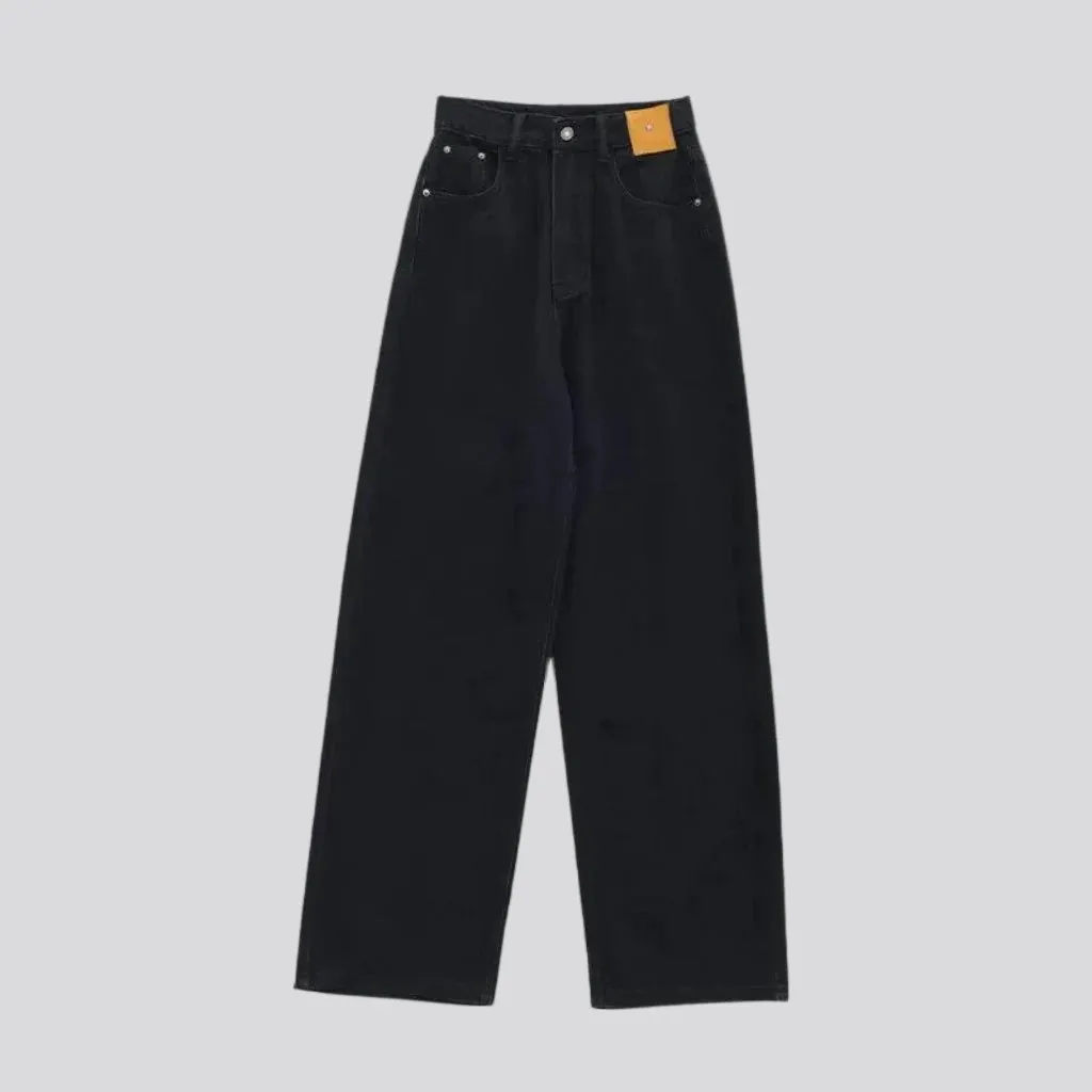 Baggy street jeans for women