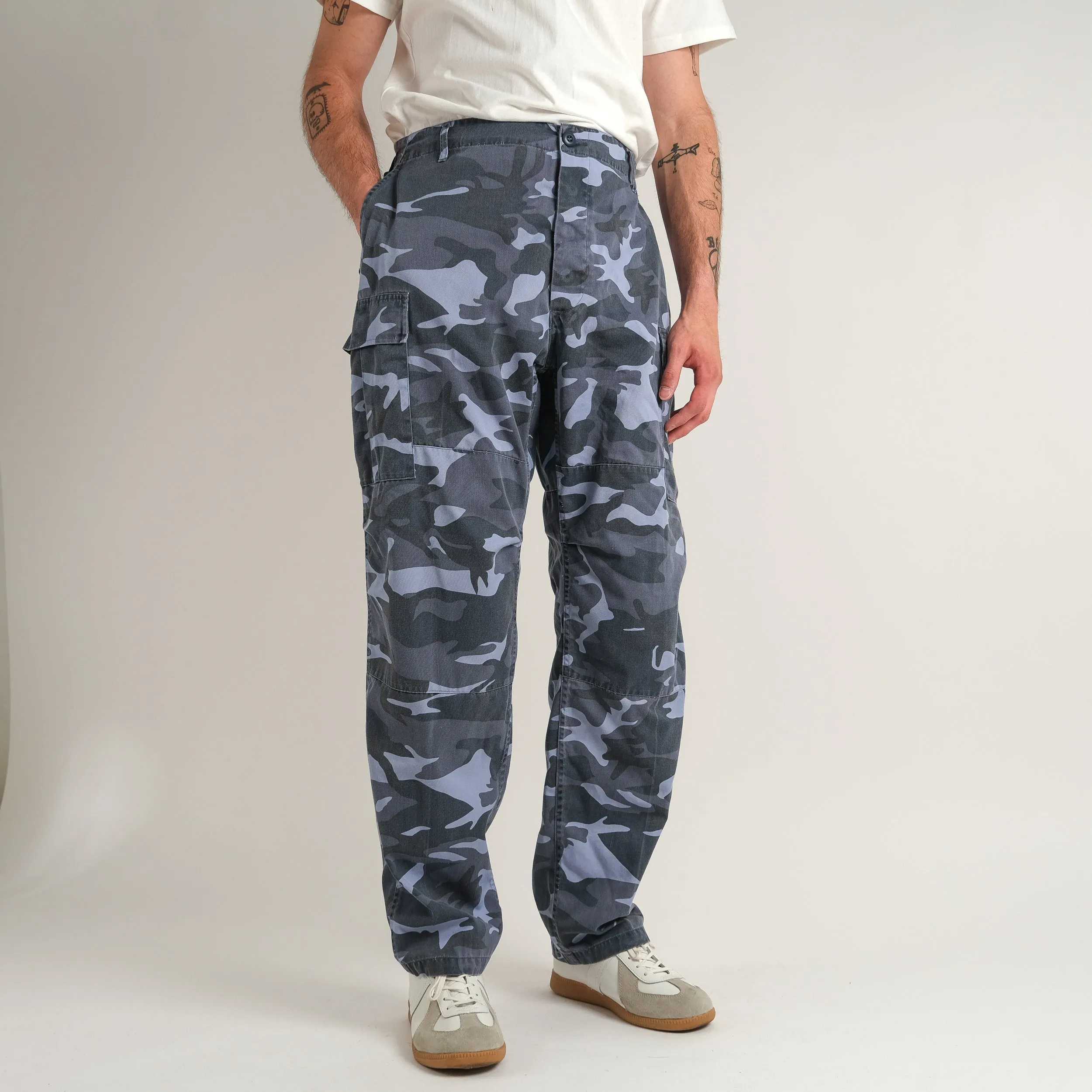 BDU WINTER CAMO CARGO PANTS