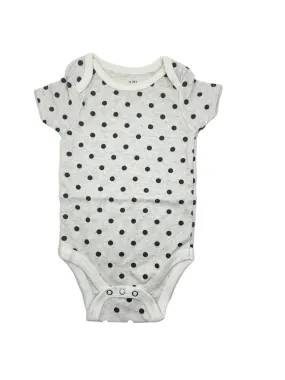 Beige   Black Polka Dot Short Sleeve Romper