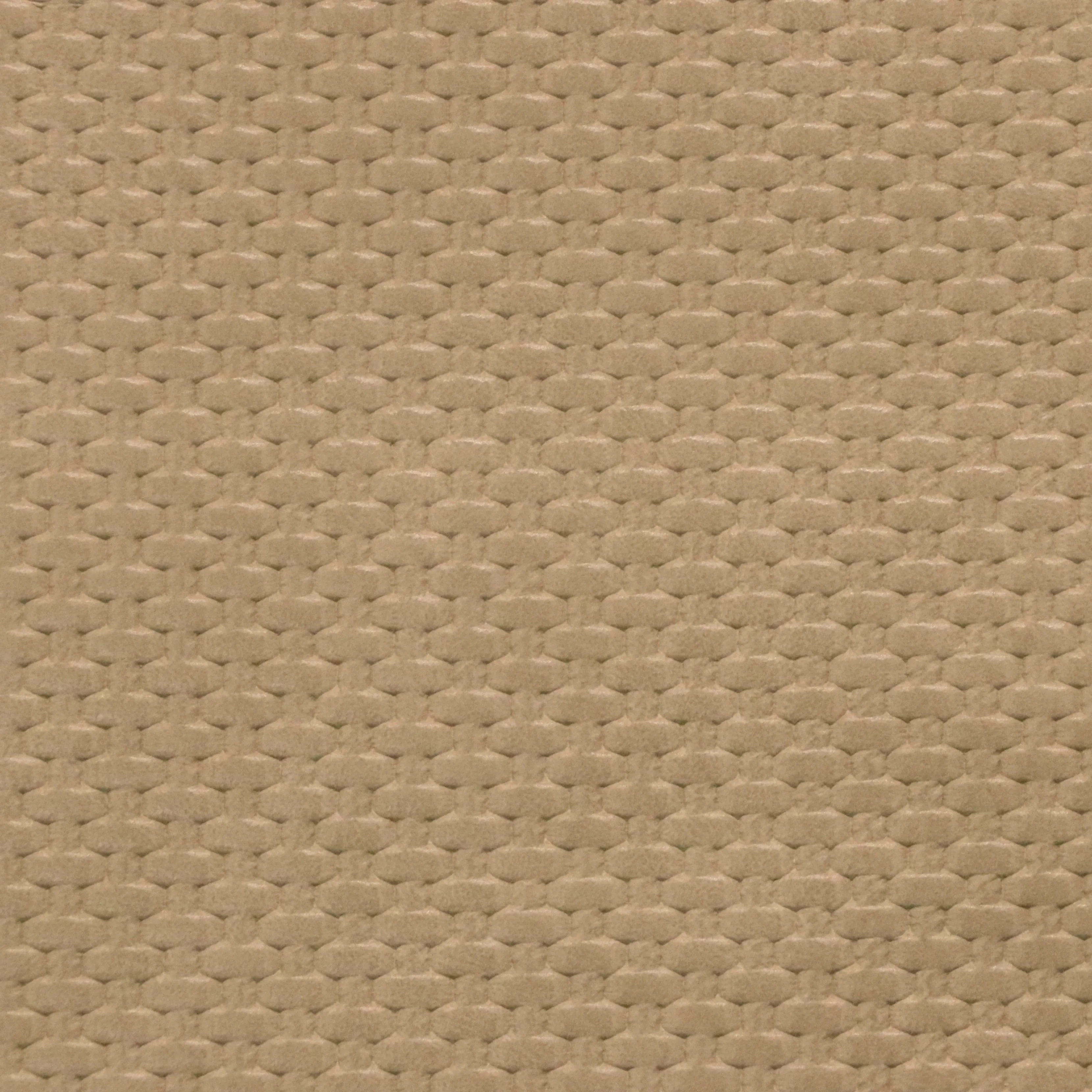 Beige Weave Faux Leather