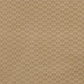 Beige Weave Faux Leather