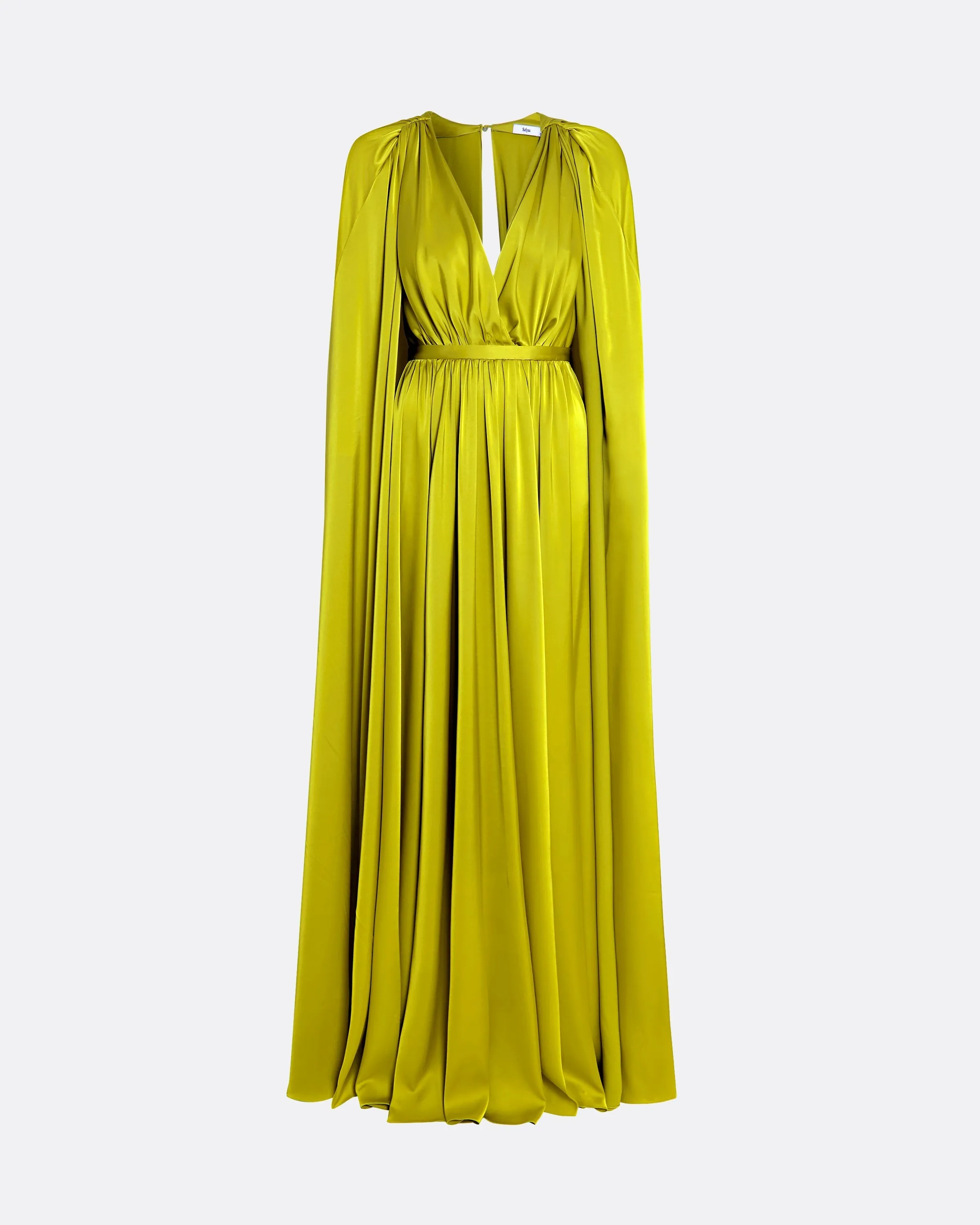 Bianca Chartreuse Long Dress