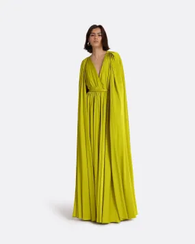 Bianca Chartreuse Long Dress