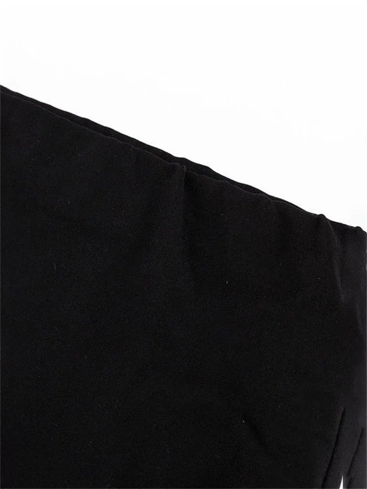 Black Long Modest Skirt