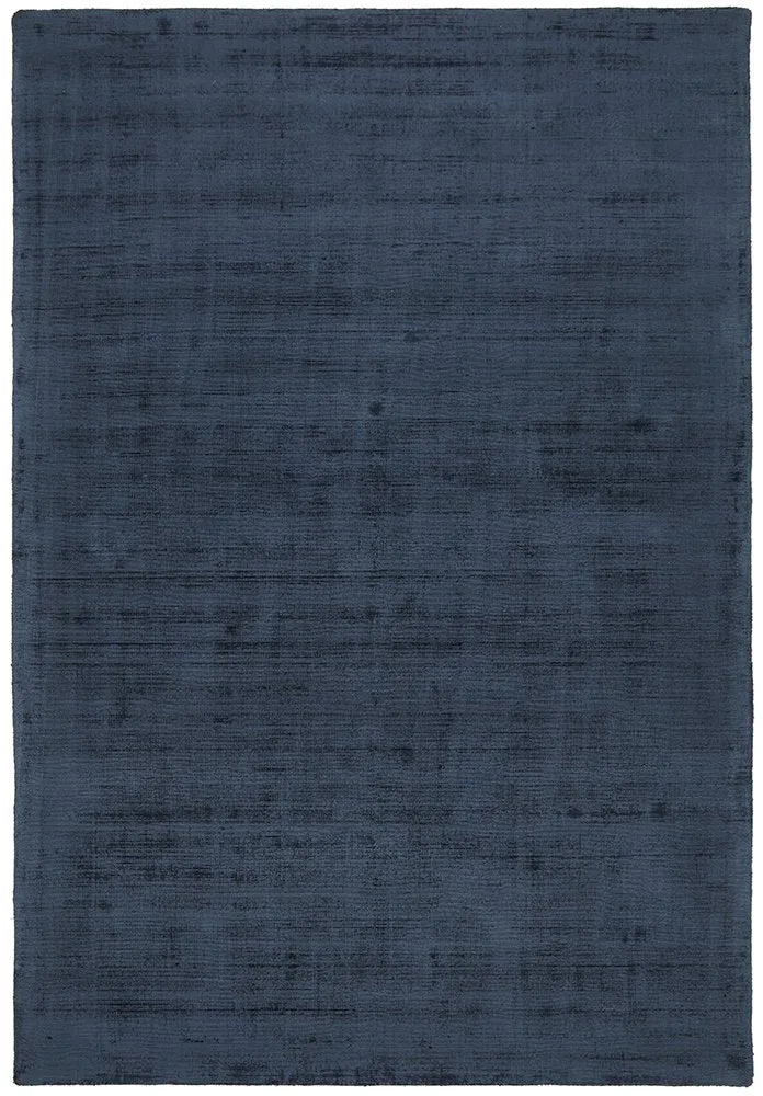 Blyss Denim Blue Viscose Rug