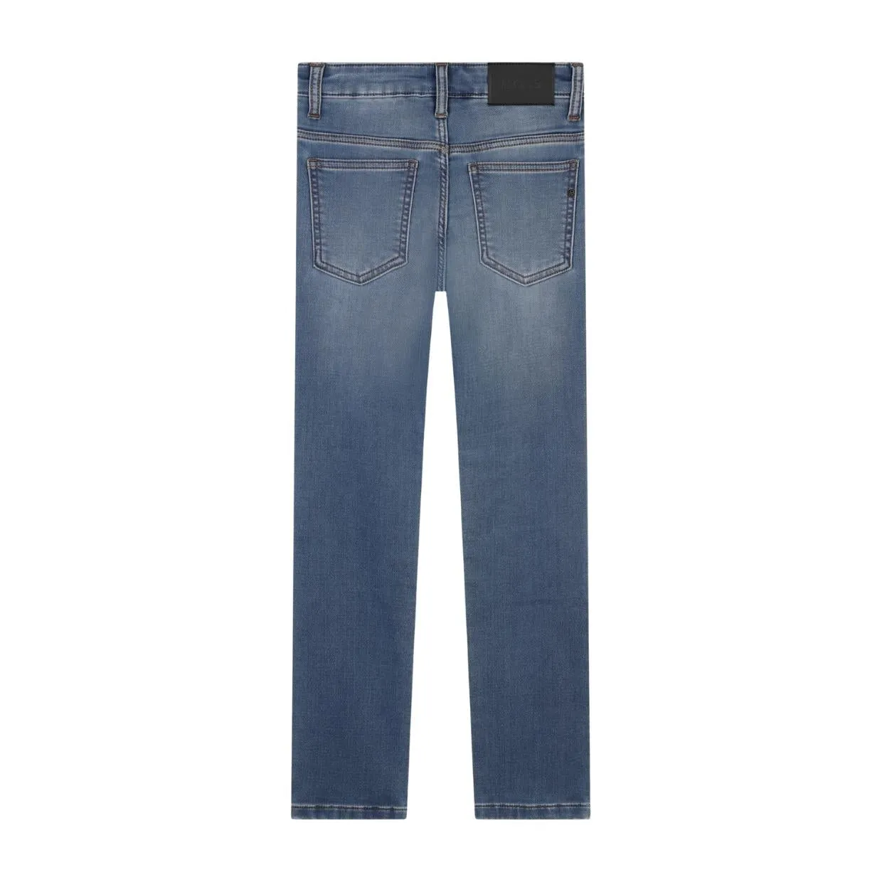 BOSS Kids Slim Fit Faded Effect Denim Jeans