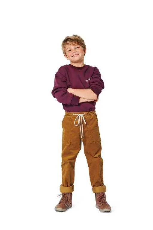 Burda Sewing Pattern 9271 Boys / Girls Slip-on Trousers