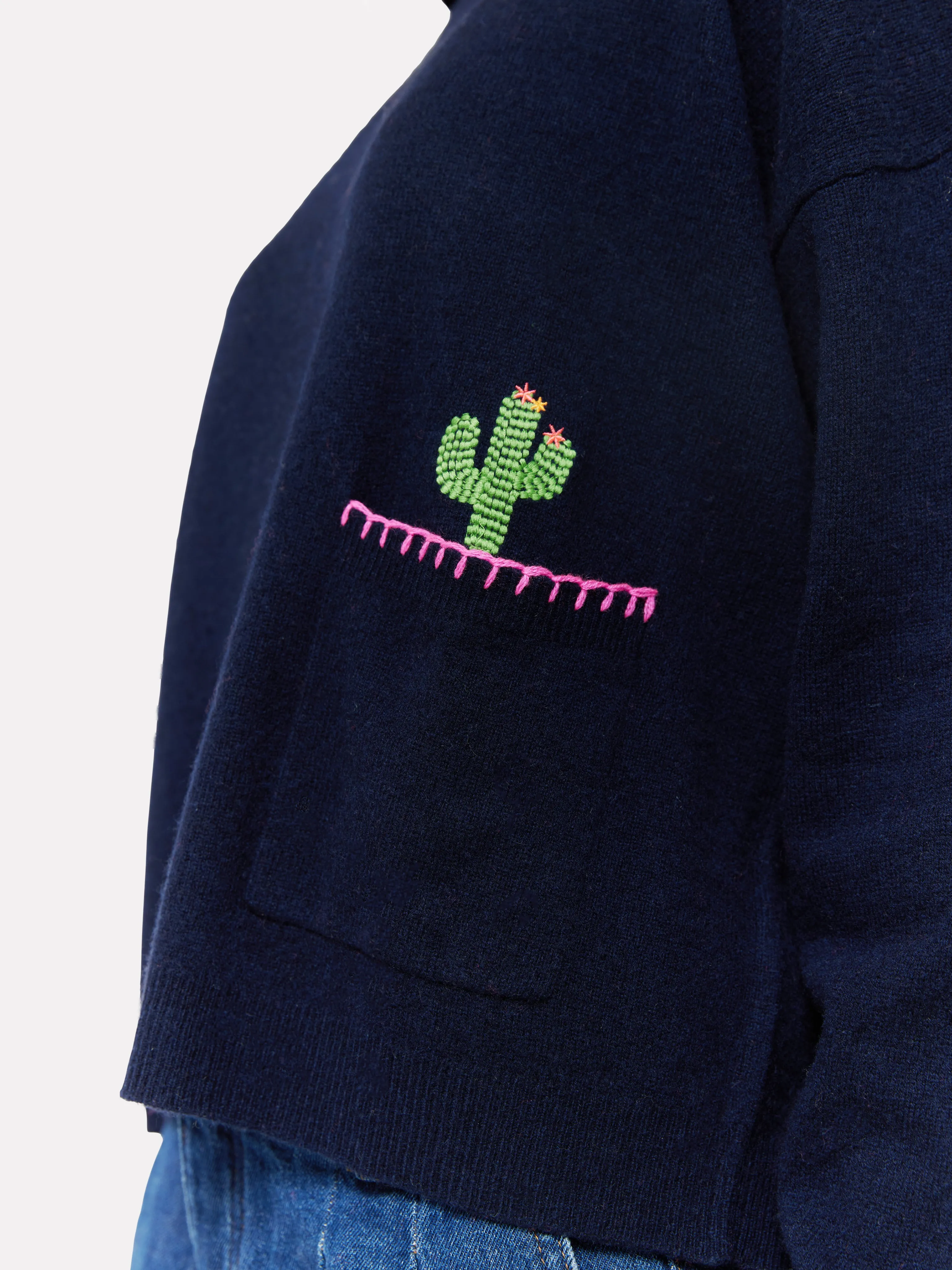 Casey Cactus Cashmere Knit