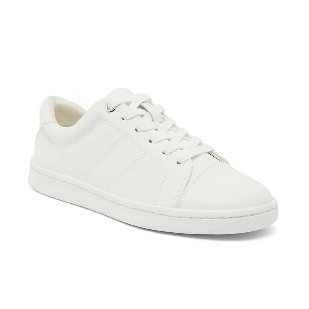 Casper Sneaker in White Leather