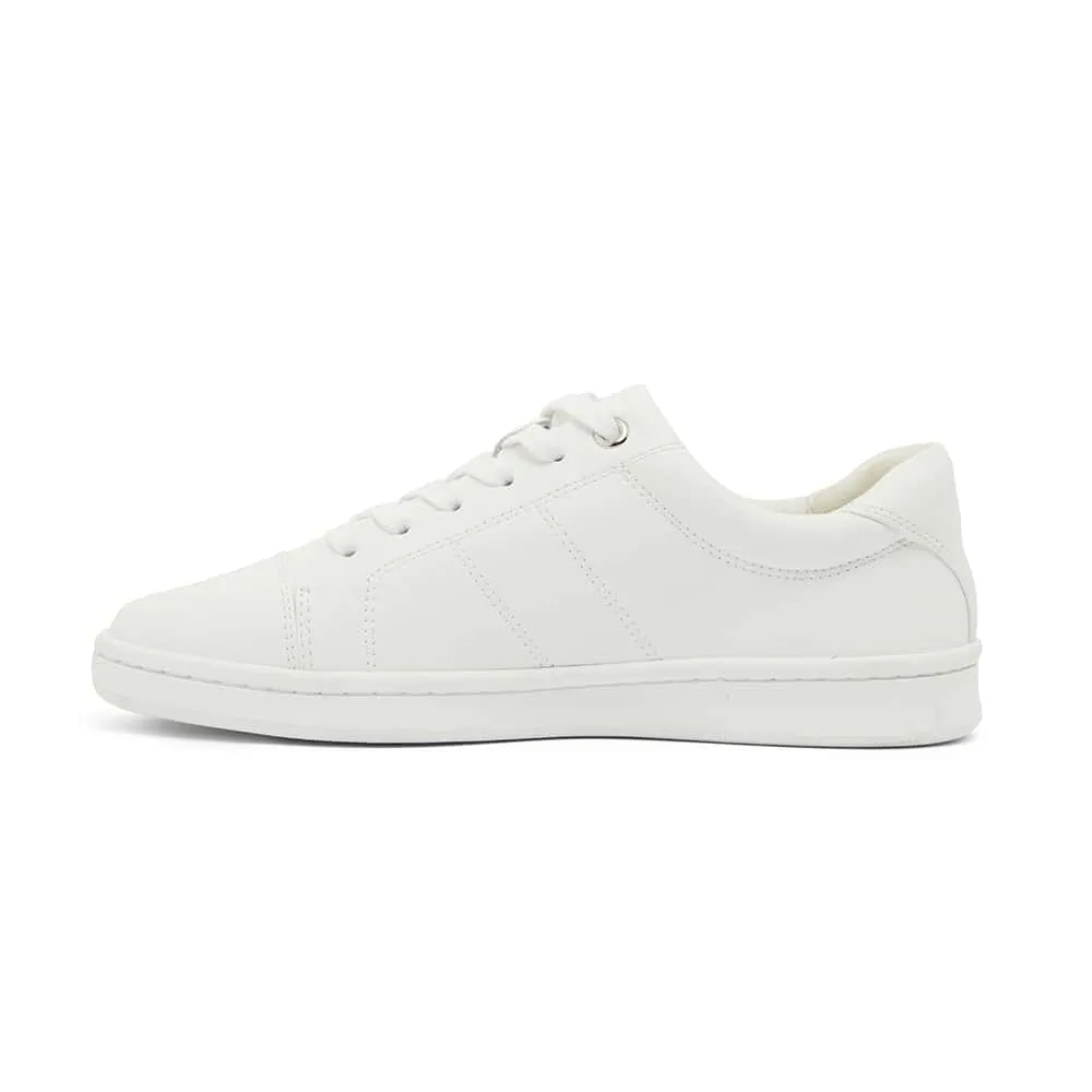 Casper Sneaker in White Leather