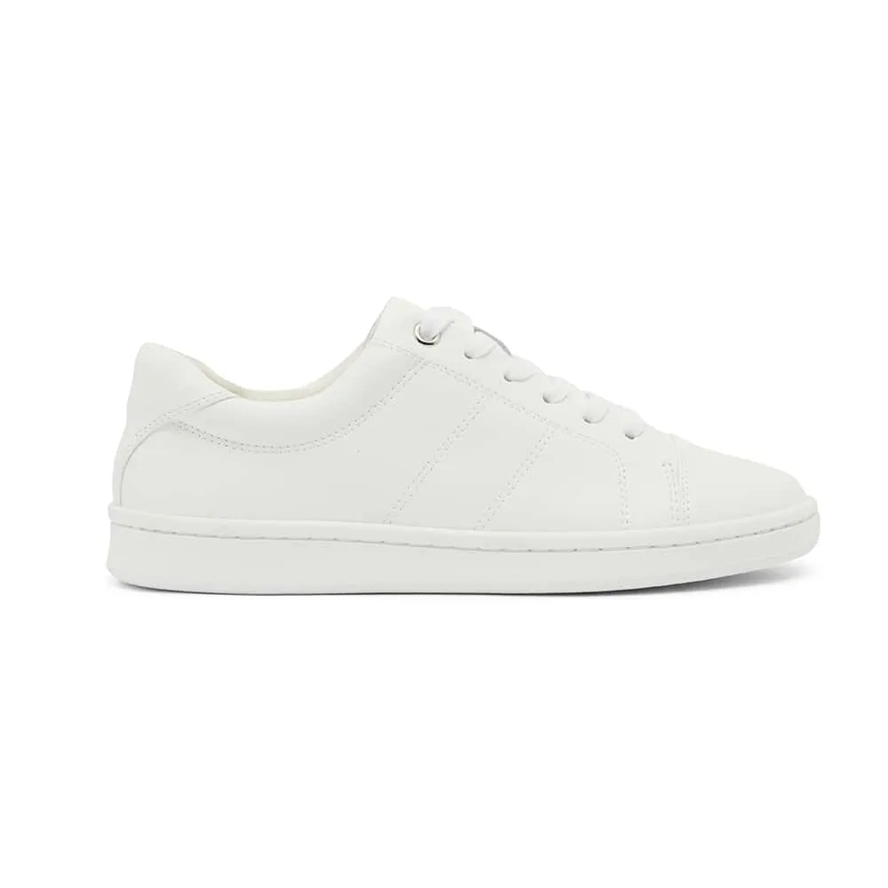 Casper Sneaker in White Leather