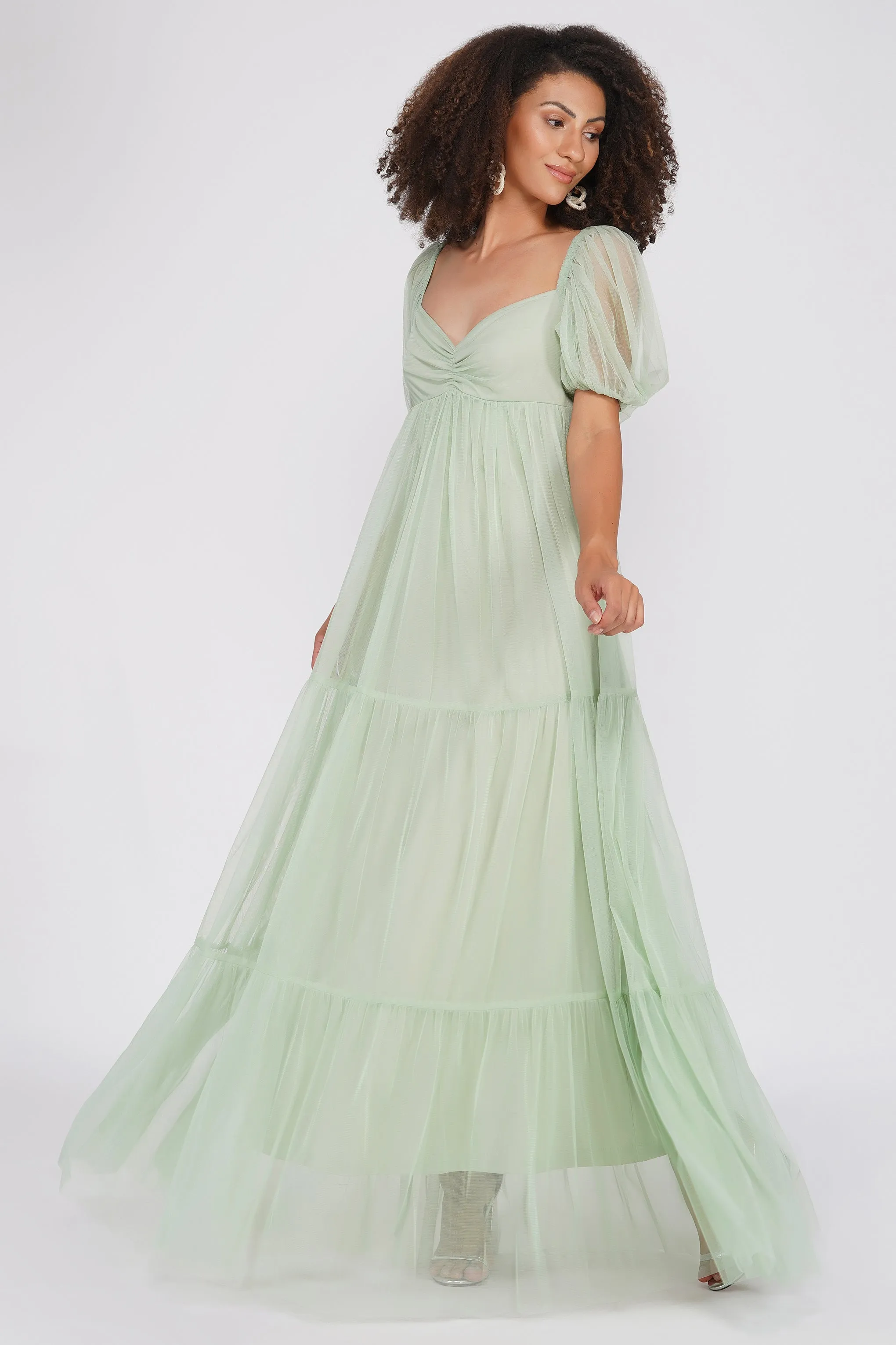 Charlotte Maxi in Sage Green