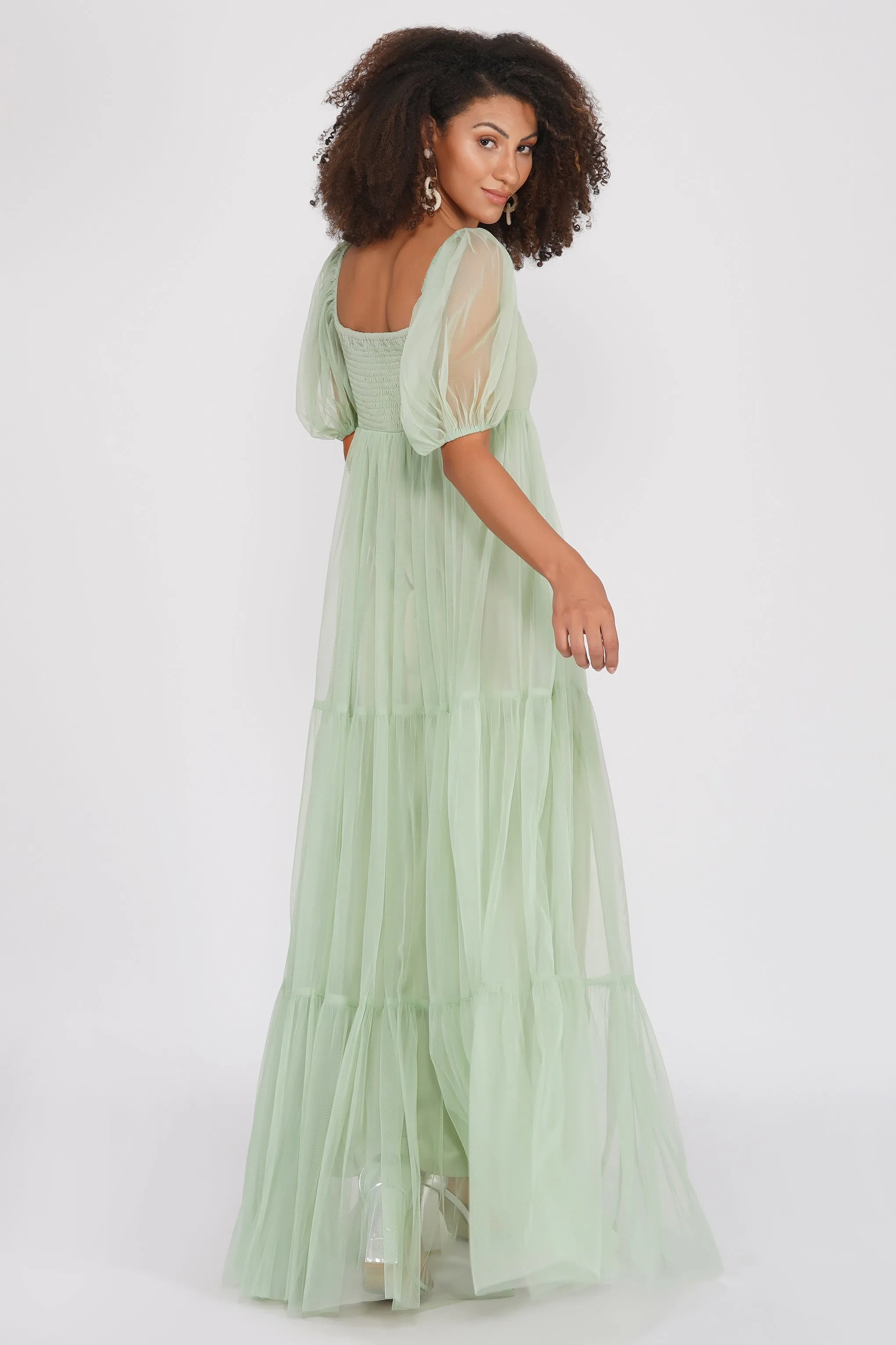 Charlotte Maxi in Sage Green