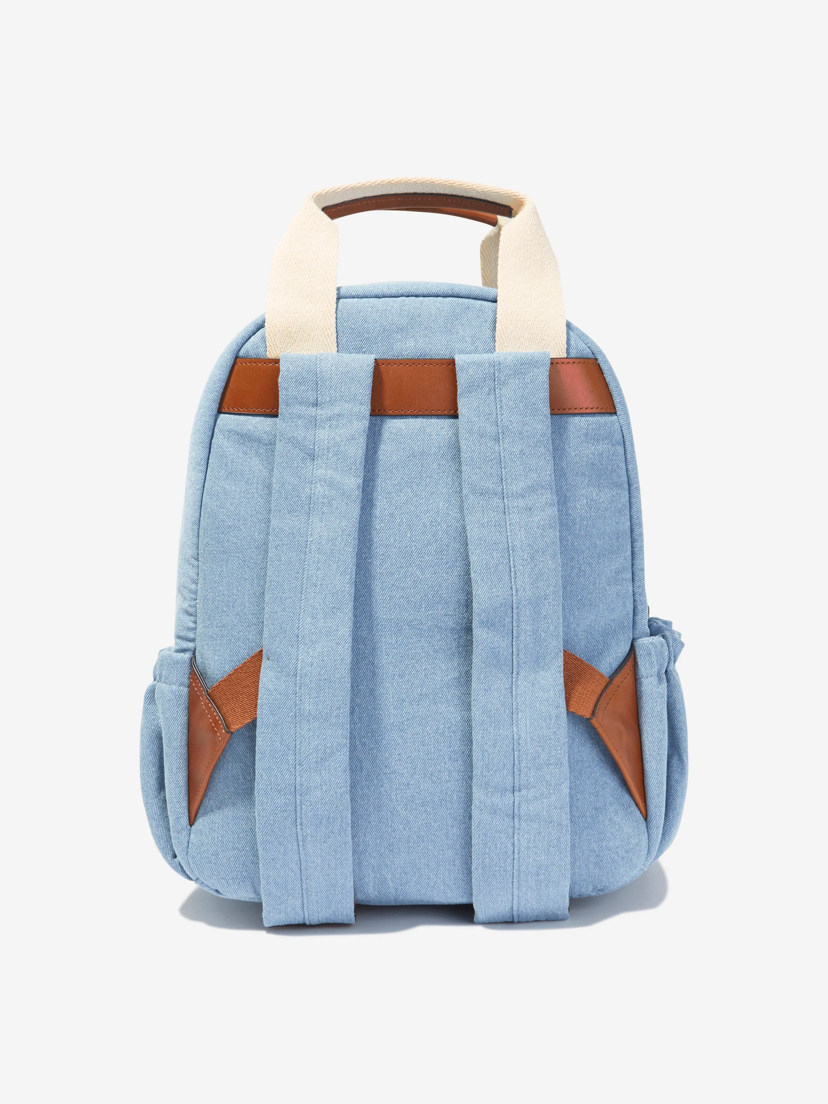 Chloé Girls Denim Backpack in Blue (36cm)