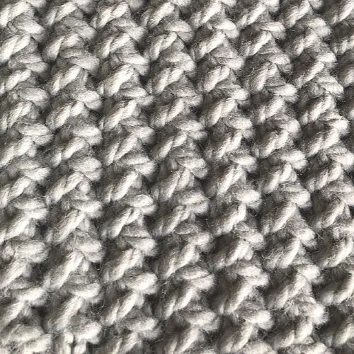 Chunky Textured Stitch Cowl Scarf