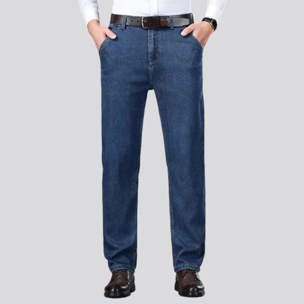 Classic fit stretchable men's jeans