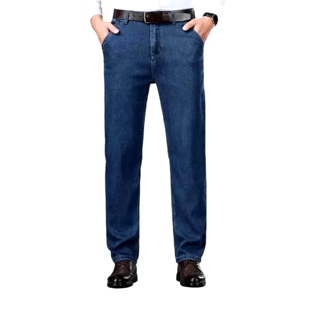 Classic fit stretchable men's jeans