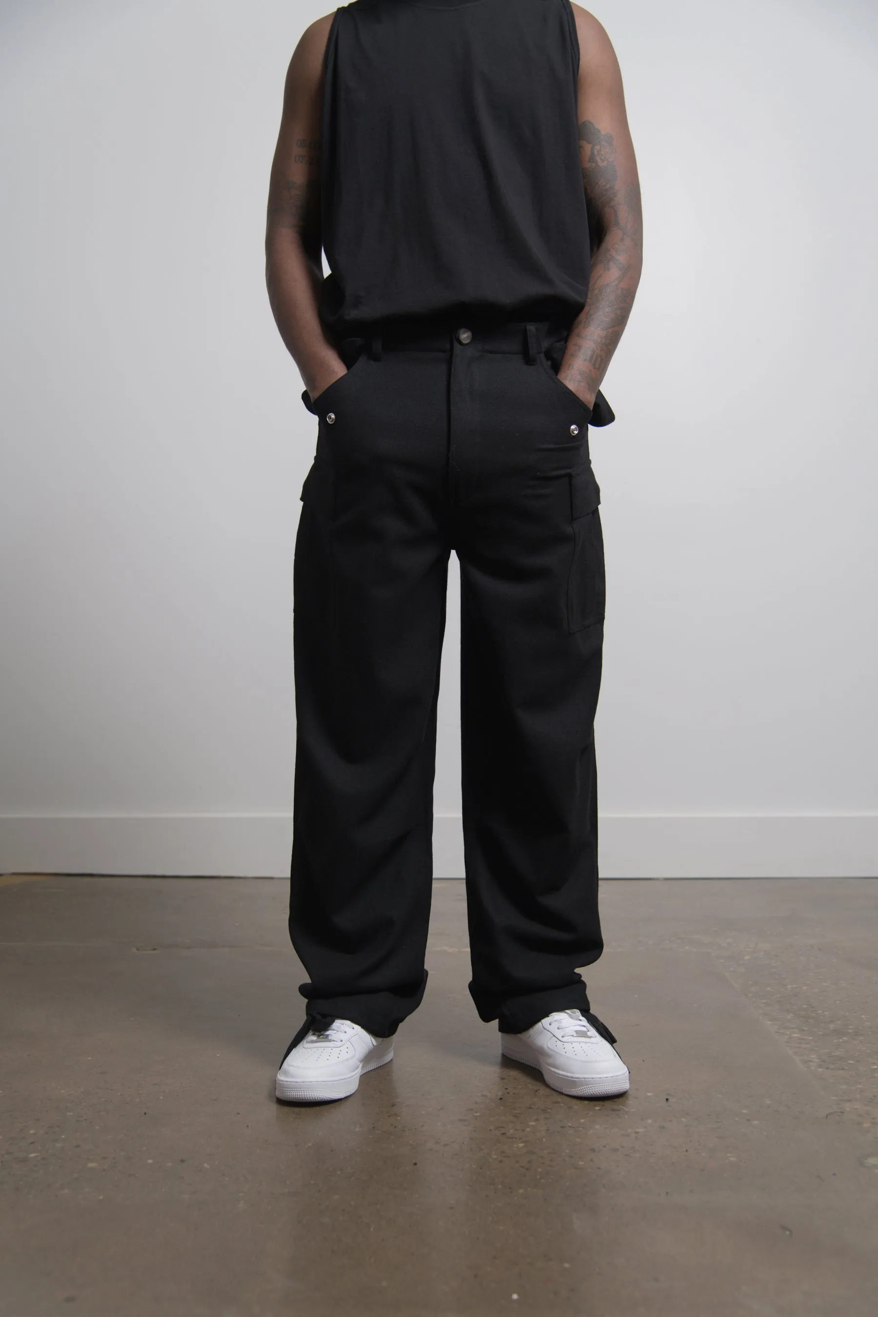 Combat Cargo Pant Black