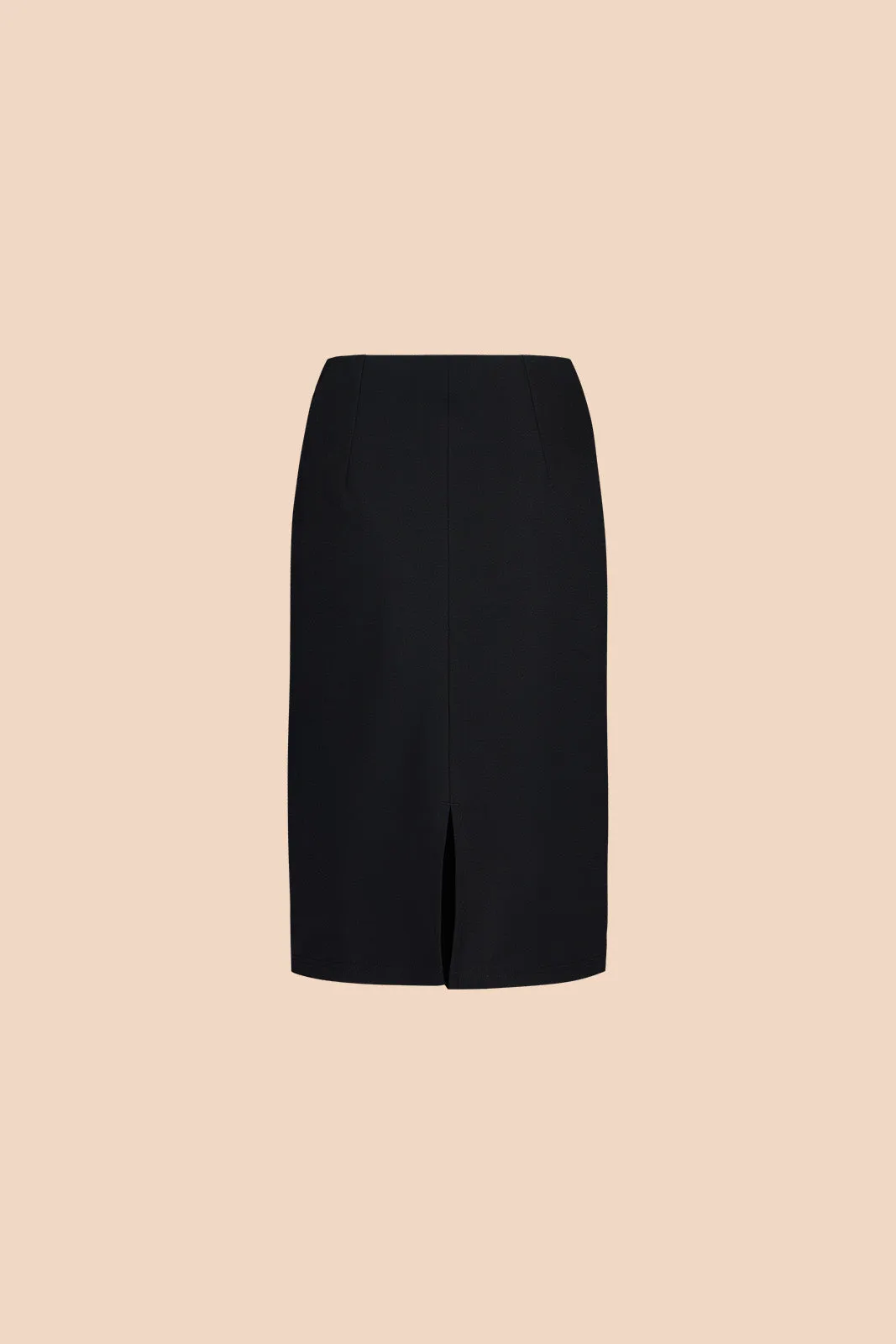 Comfy Pencil Skirt, Black