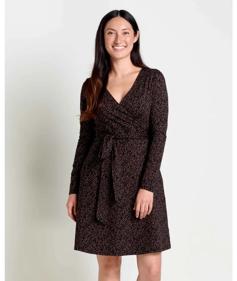 Cue Wrap Ls Dress