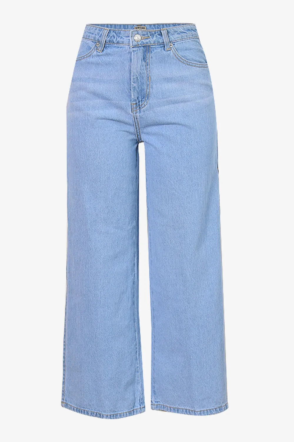 Cut-out Flares Denim Culottes