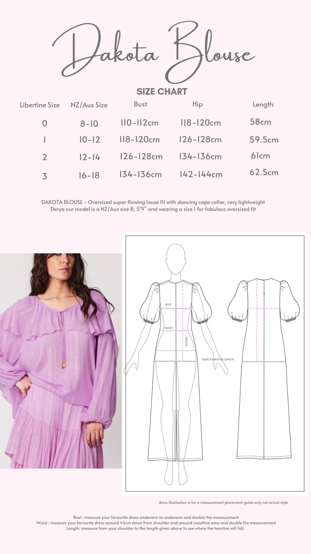 Dakota Blouse - Lilac Gold