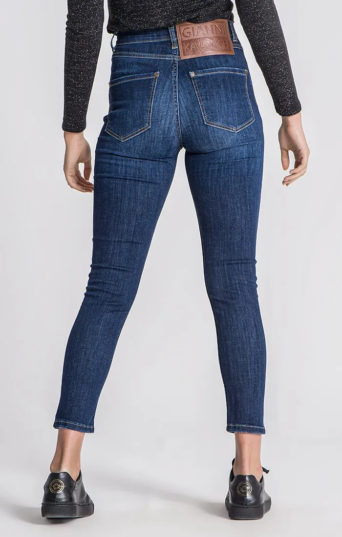 Dark Blue Core Skinny Jeans