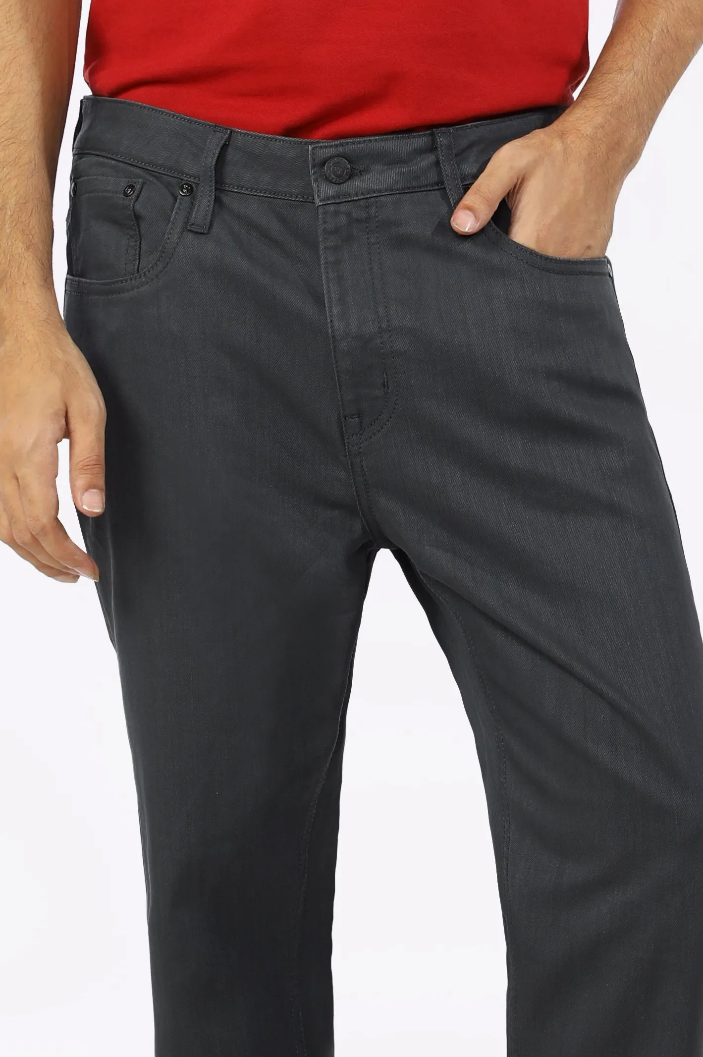 Dark Grey Smart Fit Denim Jeans