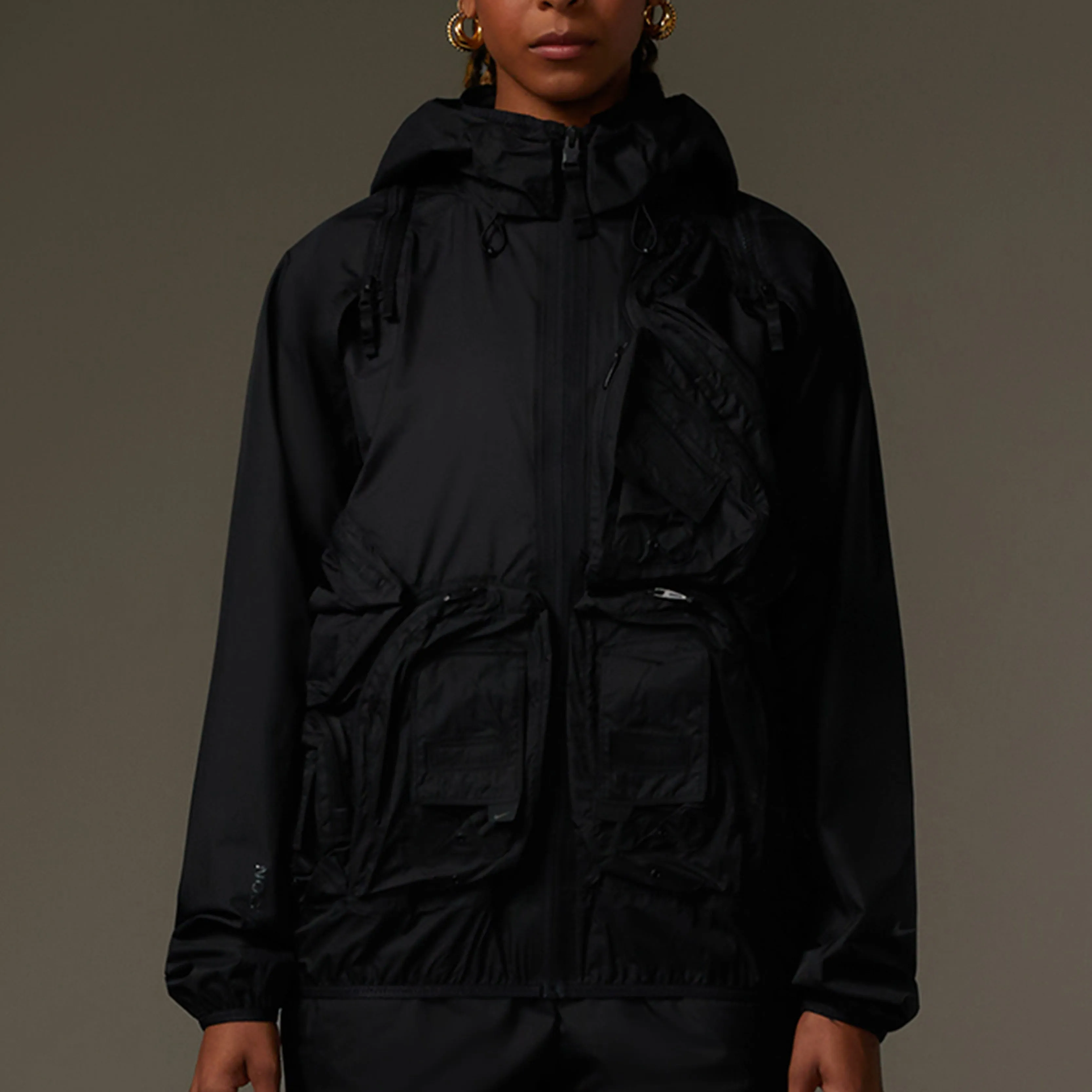 Deep Pockets Nylon Tech Jacket