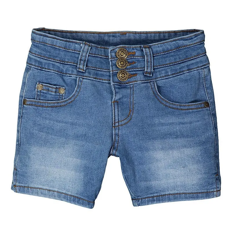 Denim Jean Shorts in Light Wash GIRLS