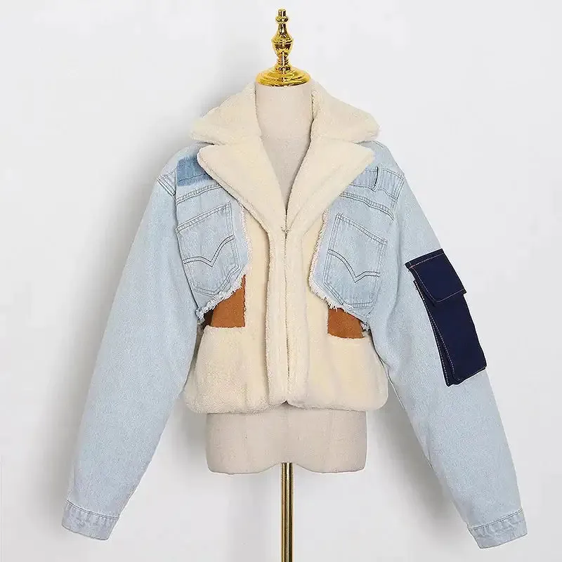 Denim Sherpa Jacket