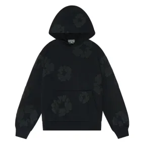 Denim Tears Cotton Wreath Hoodie Black Monochrome