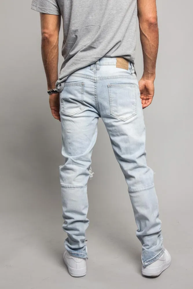 Distressed Denim Jeans