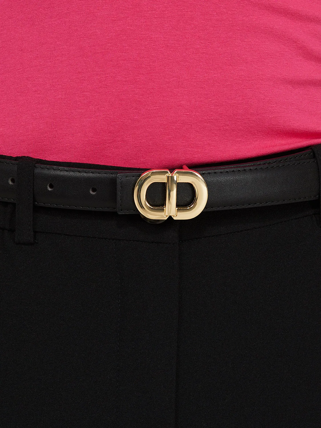 Double Horseshoe Buckle Belt