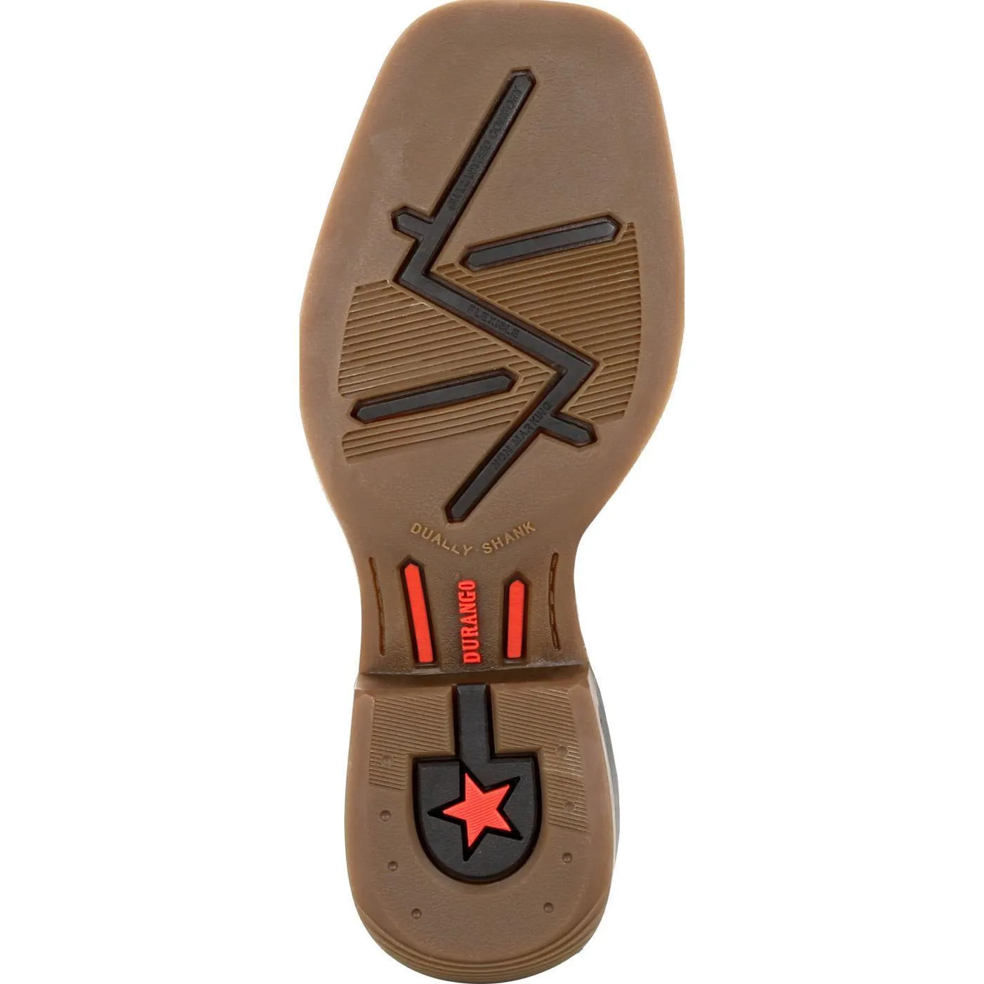 Durango Little Kids - Brown and Blue Western Boot - Square toe