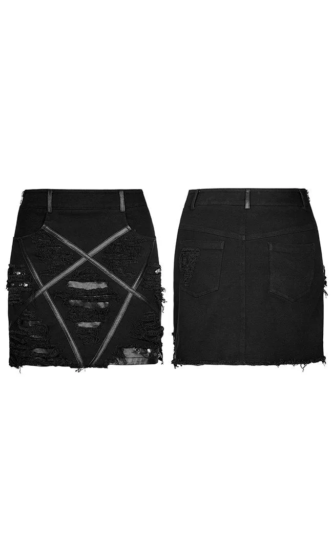 Enmity Denim Mini Skirt